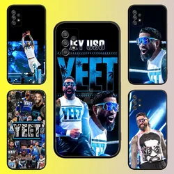 Jey Uso YEET Phone Case For Samsung Galaxy A13,A21s,A22,A31,A32,A52,A53,A71,A80,A91 Soft Black Shell