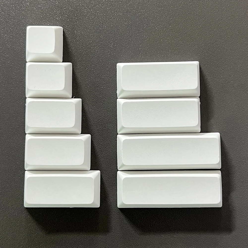 PBT XDA Profile Split Space Bar Keycaps 1u 1.25u 1.5u 1.75u 2u 2.25u 2.75u Spacebar Keycap For MX Mechanical Keyboard Alice80 66