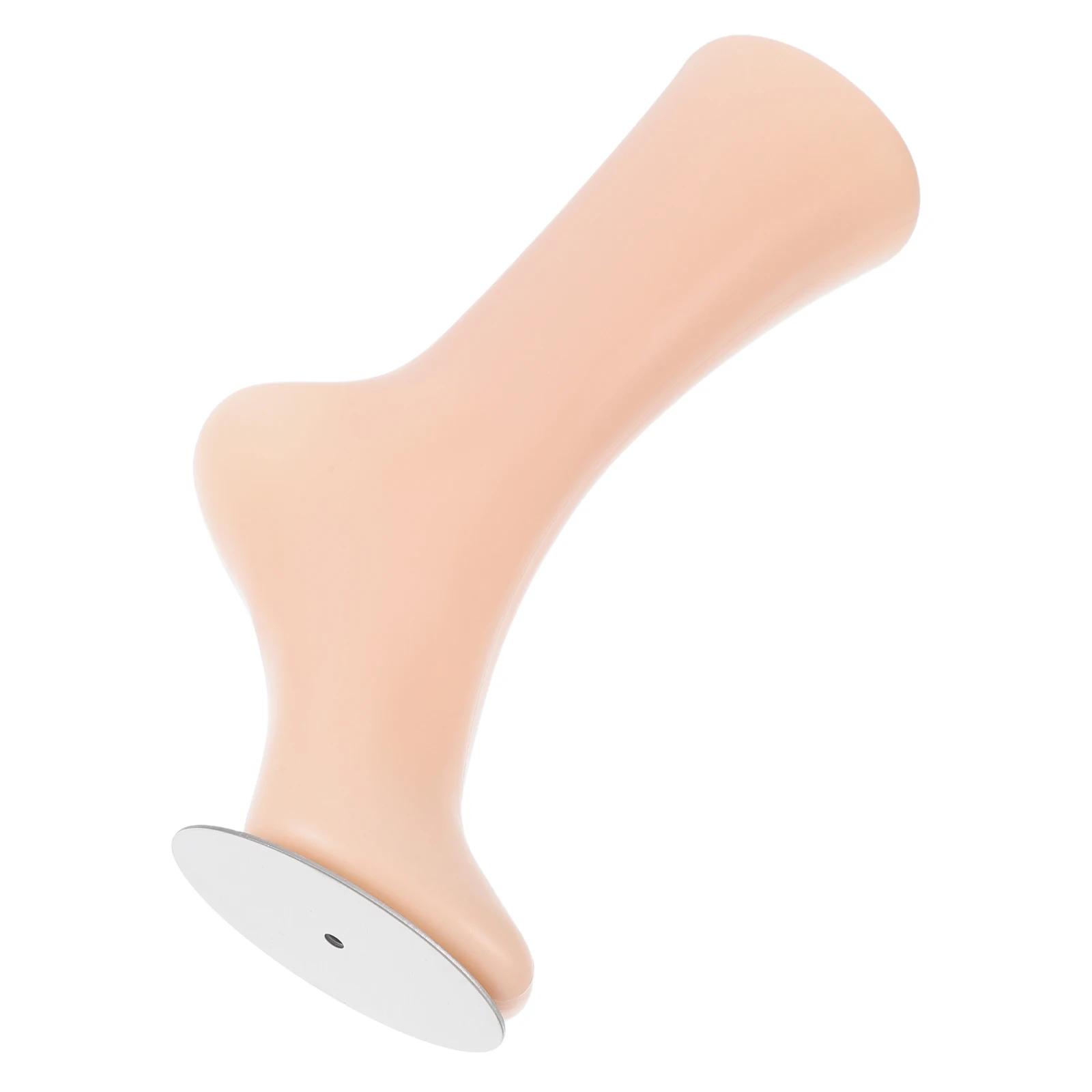 

Women Socks Foot Mold Transparent Female Mannequin Foot Model Standing Display Props Skin Color Plastic Magnetic Stand