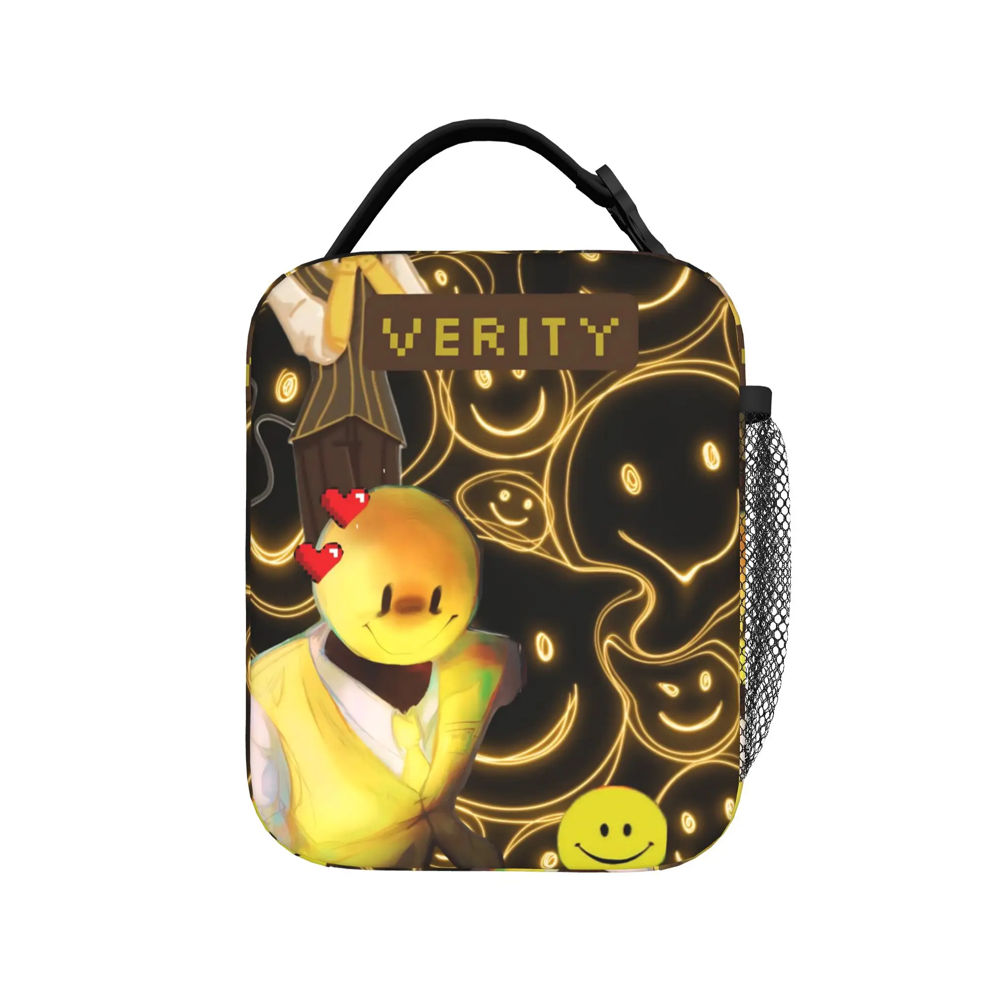Verity Mod Monster Insulated Lunch Bags Portable Games Lunch Container Thermal Bag Lunch Box Tote Beach  Travel Girl Boy