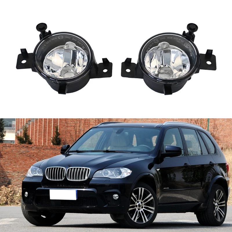 

Car Front Bumper Fog Light Fog Lamp Foglight No Bulb 2011-2013 ABS Left Right For BMW X5 E70 X6 E71 LCI 63177224643 63177224644