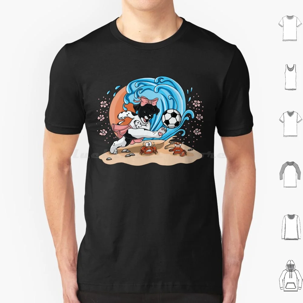 Chiens sur les vacances d'été, la plage et le Football t-shirt hommes femmes enfants 6xl chien mignon chien chien vocation été vocation pique-nique