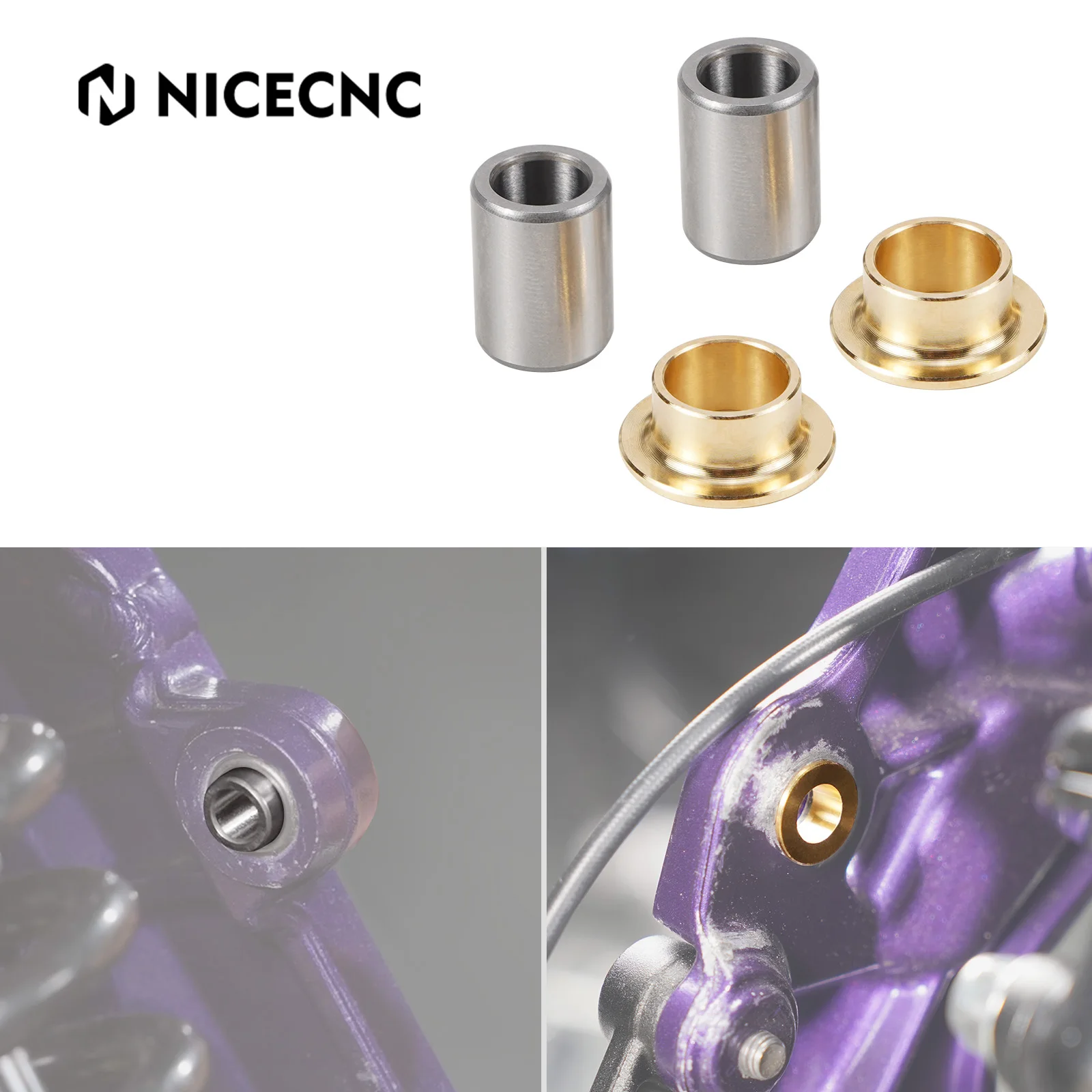 Задние втулки маятника и отверстия рамы NICECNC для электрического велосипеда Surron Light Bee X Light Bee S Light Bee L1E Segway X160 X260