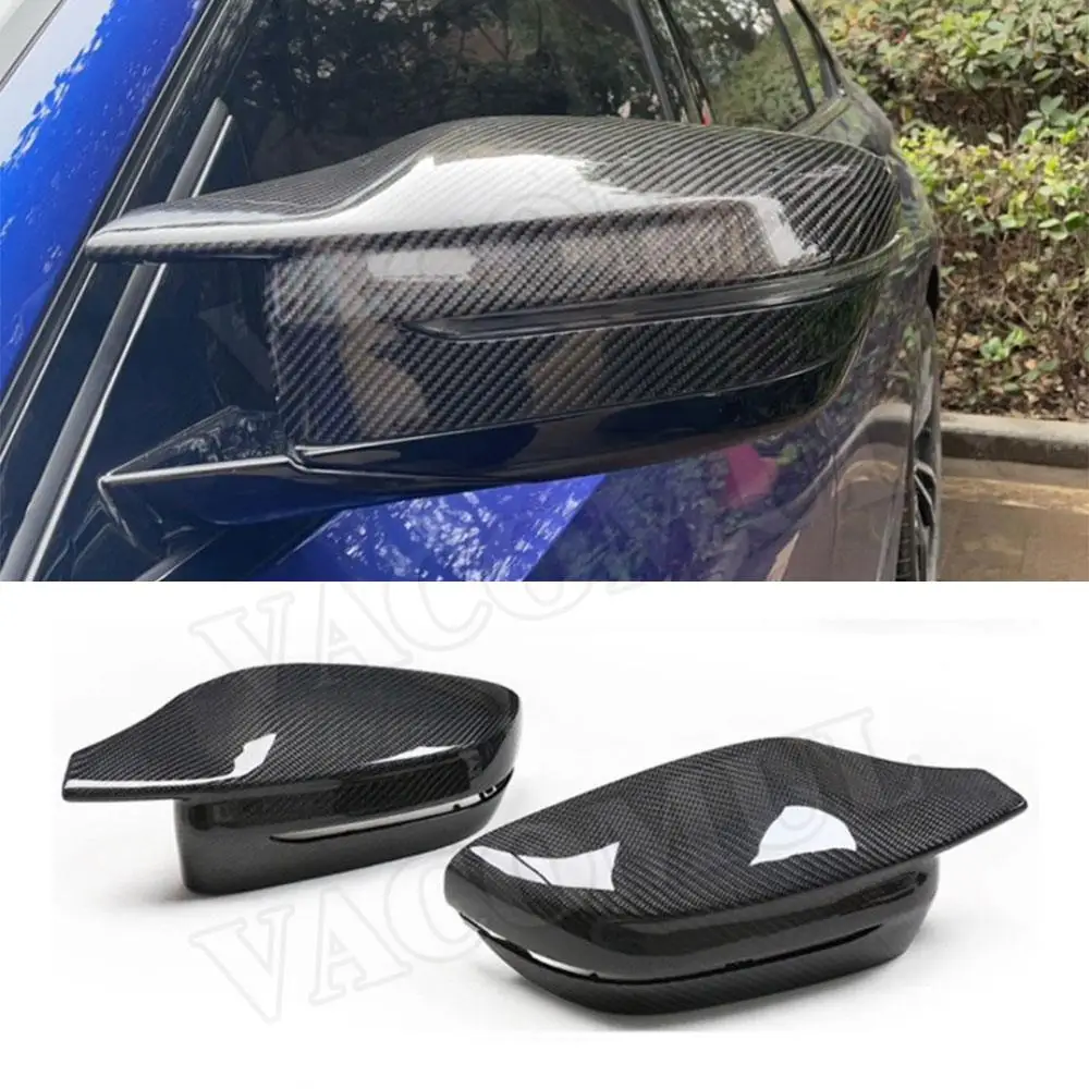 

Carbon Fiber Rearview Mirror Cover Gap For BMW 3 5 6 7 8 Series G11 G12 G14 G15 G16 G20 G21 G30 G31 2020 UP ABS