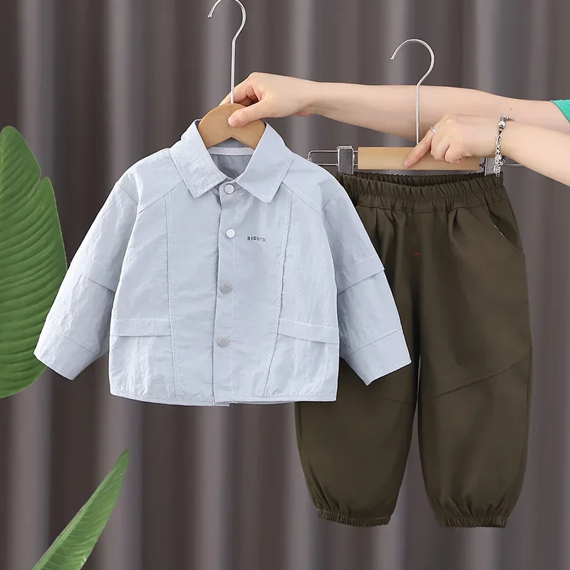 

New Spring Autumn Baby Boys Clothes Set Children Long Sleeved Shirt Pants 2Pcs/Sets Toddler Clothing Infant Costume Kids Outfits