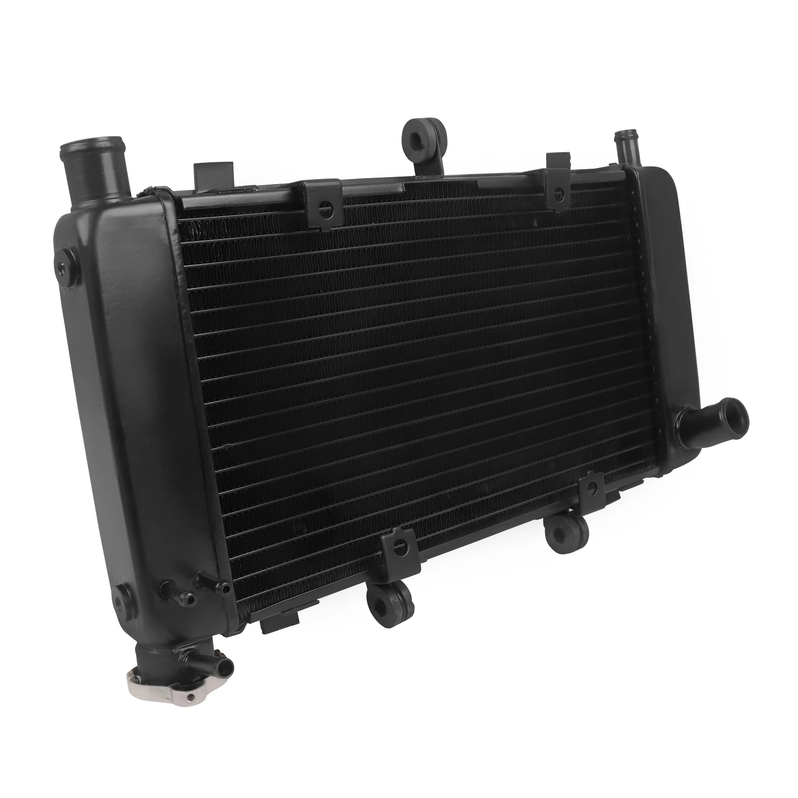 Motorcycle Aluminium Engine Radiator Cooler Cooling System Water Tank For Yamaha FZ600 FZ6 FAZER FZ6N FZ6S 1998-2010