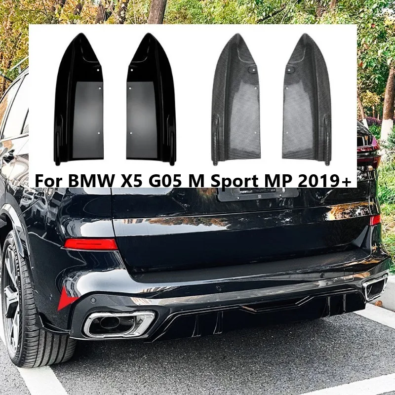 

Car Rear Bumper Wrapping Corner For BMW X5 G05 M Sport MP 2019+ Rear Diffuser Lip Spoiler Splitter Auto Body Kits Accessories