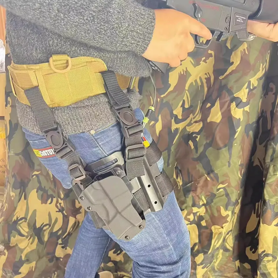 MP5用タクティカルクイックリリースドロップレッグホルスター