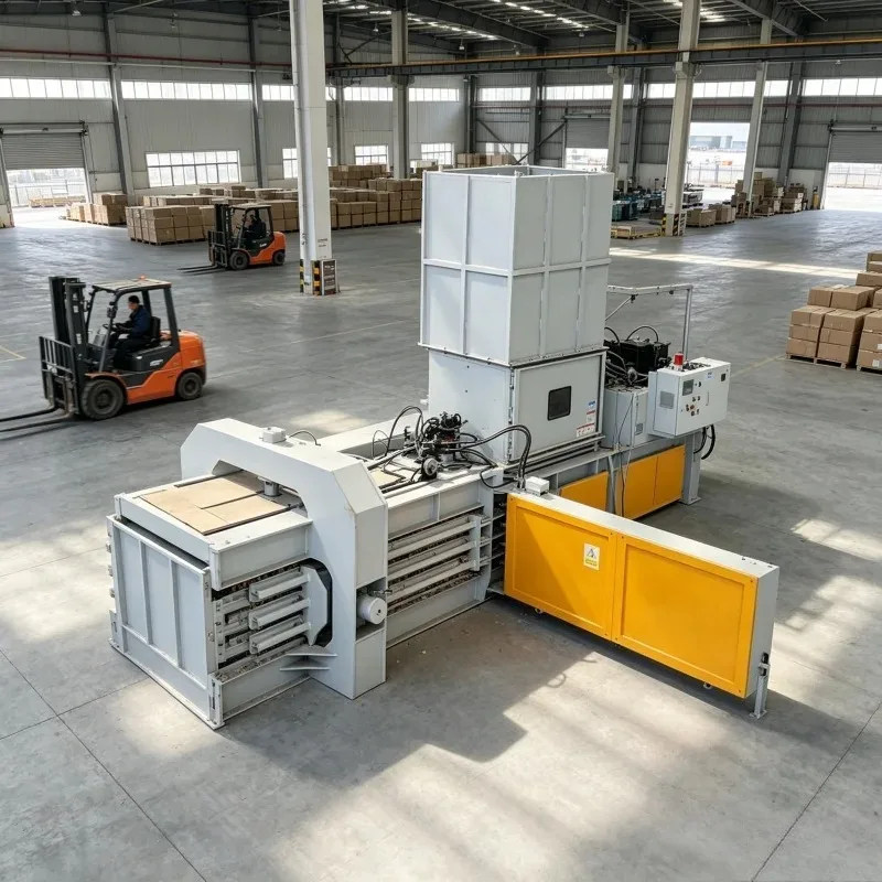 FOB Best Quality Pressure Horizontal Hydraulic Baling Press Baler Machine for Waste Paper PET Bottle Woven Bag Customize