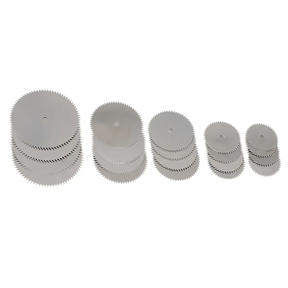 24 pz/set Lame Per Sega Circolare Dischi Da Taglio HSS Ruota Da Taglio Per Legno Per Plastica Legno Noce PVC Tagliatubi Utensile Rotante NUOVO