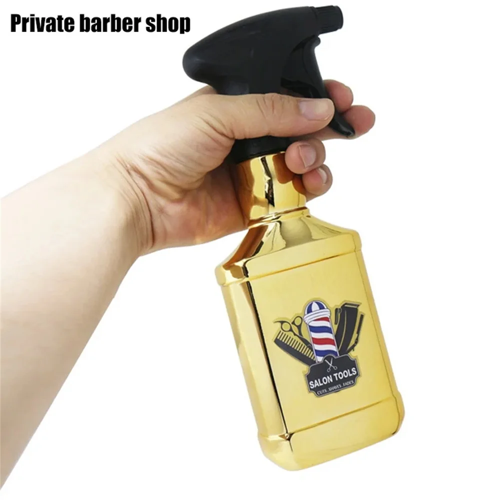 300 مللي زجاجة رذاذ صالون حلاقة غرامة ضباب فارغة مسقاة الحلاق إعادة الملء زجاجات المصمم المحمولة أدوات تصفيف الشعر