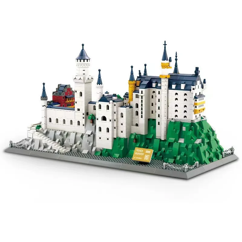 Famous Architecture Bricks Model Germany Landmark Neuschwanstein Castle Building Blocks Christmas Gifts Birthday Toys