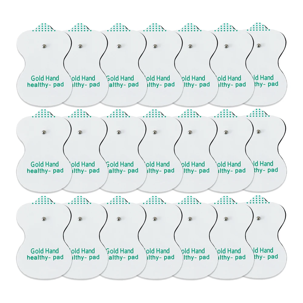 10/20/30/50/100 Stück Elektrodenpads TENS EMS Muskelstimulation Akupunktur-Massagegerät Leitfähiges Gel für Digitale Massagemaschine – Detail 7