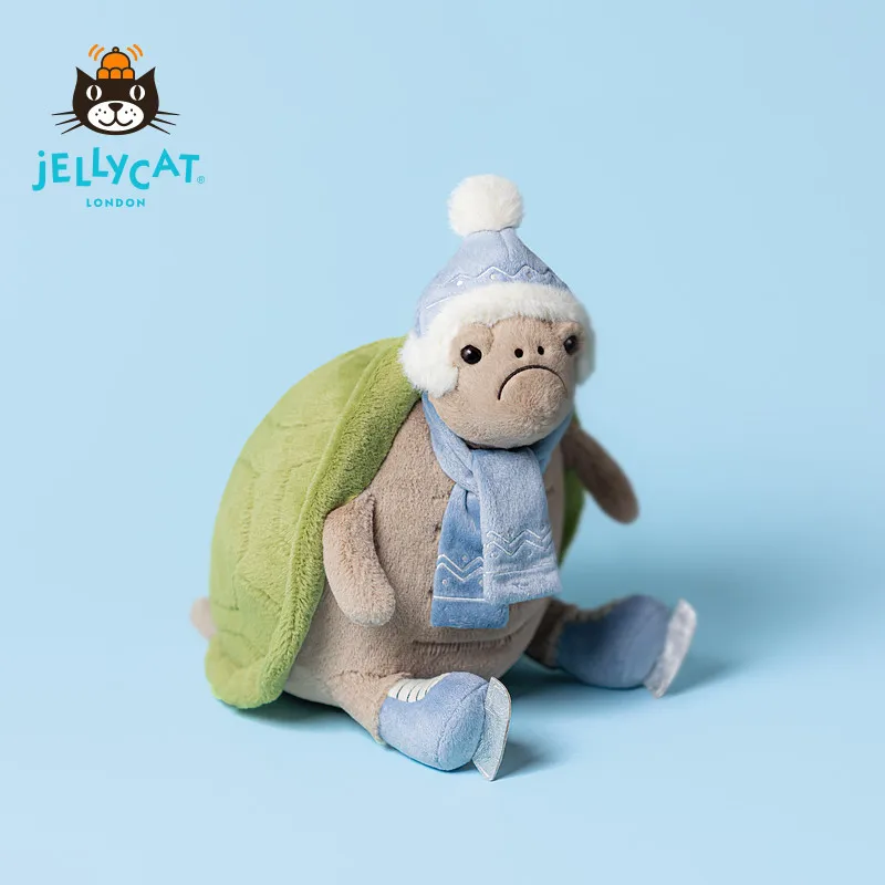 

UK Jellycat Timmy Turtle Ice Skating Outfit Plush Toy Doll Stuffed Animal Figure Gift Christmas New Arrival