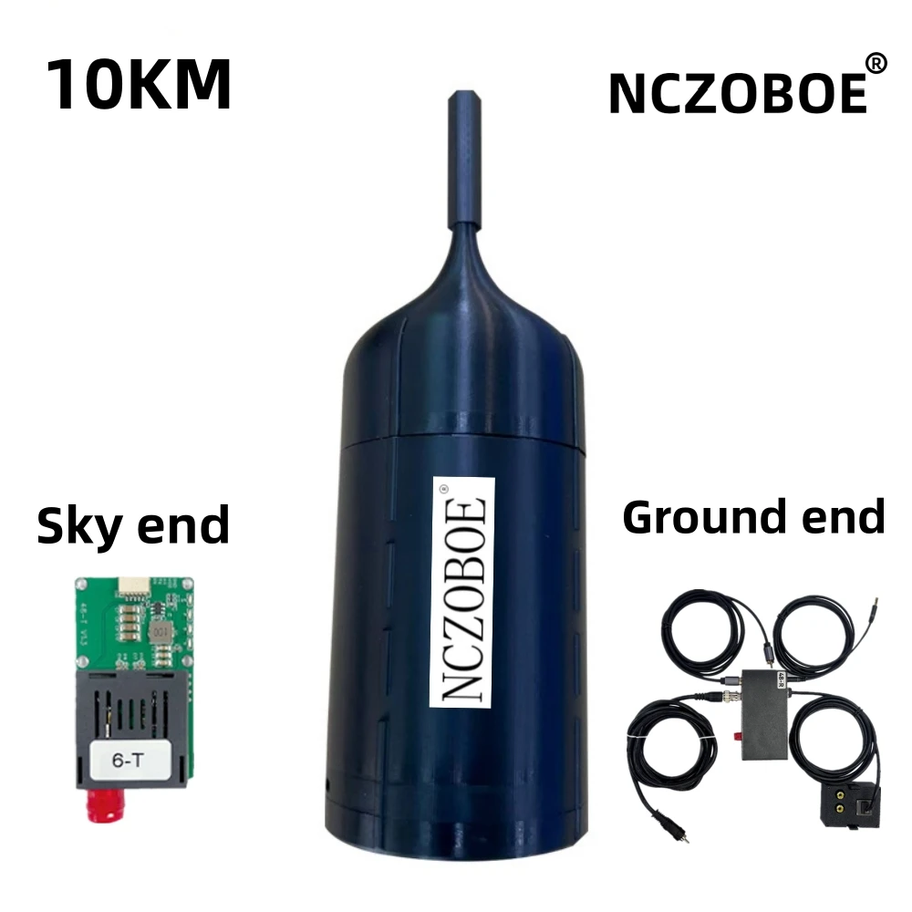 

NCZOBOE FPV Drone Fiber Optic Version 5km 10km 15km 20km 30km Anti-interference Fiber Optic Communication Receiving Module