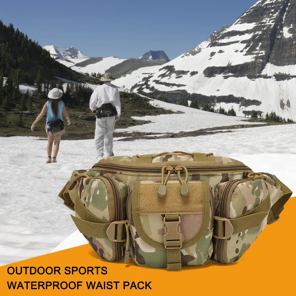 

Fanny Pack High Quality Outdoor Sports Waist Pouch Multipurpose Belt Bags for Camping Hiking Traveling Running Fishing