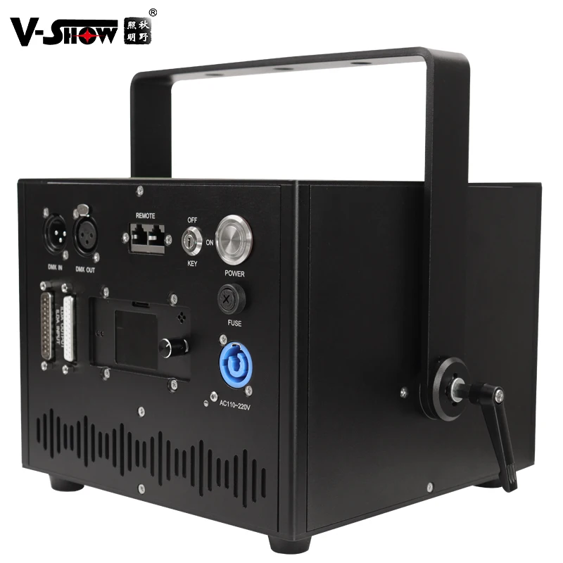 VSHOW 10W RGB Animation Silnet Laser Fanless Satge Light Programmable Projector Dj Light For Bar Disco Church