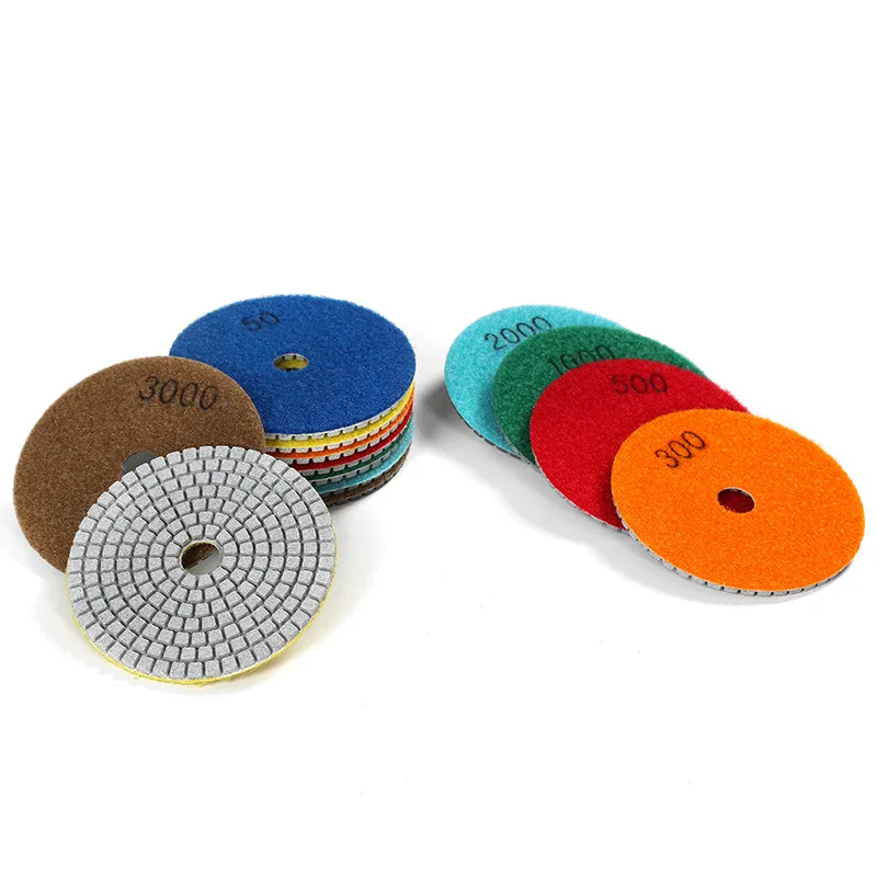 1PC tampone per lucidatura diamantata 3/4 "disco abrasivo per levigatura flessibile piastrella diamantata asciutta bagnata lucidatrice per lucidatura in granito di marmo