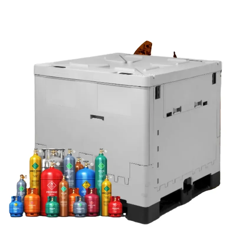 1000 Liters Plastic IBC Milk Wine Beer Juice Oil Foldable Turnover Container Collapsible Ibc Box