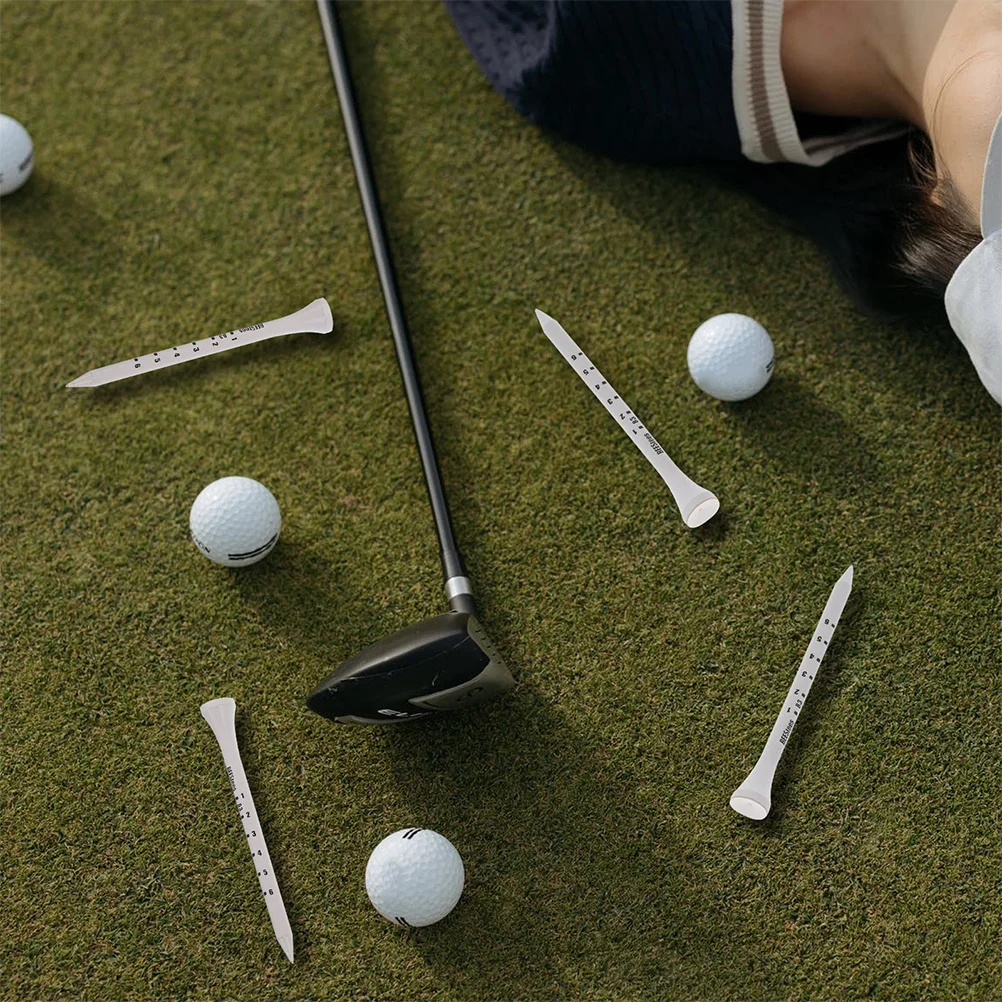 

50Pcs Lightweight Durable Golfs Tees Wooden Golf Ball Holders Practice Training Golf Accessories Supplies Golfs Tees