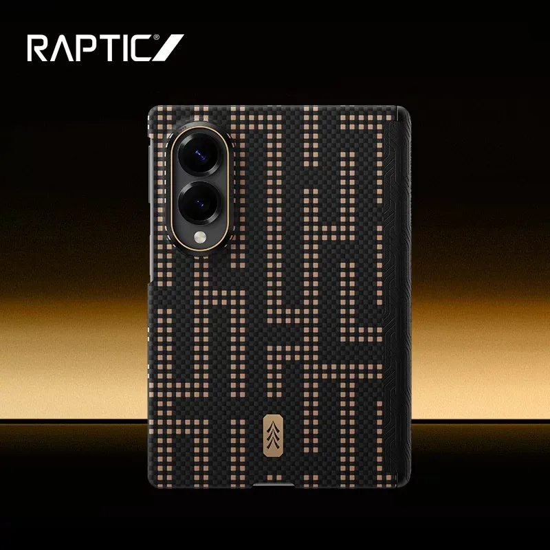Original RAPTIC Aramid Kevlar Case For Samsung Galaxy Z Fold 8 Case,Back Cover ONLY,with Hinge Protection And MagSafe