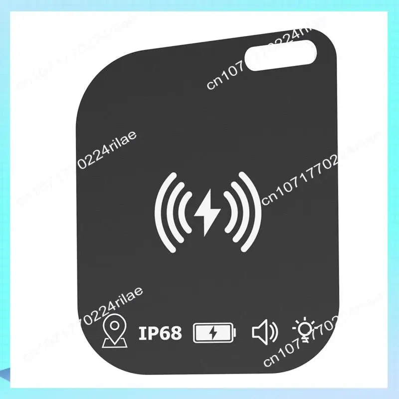 A17Z Wallet Tracker Card Wireless Charging Smart Tag IPX68 Waterproof Gps Locator Ultra Thin Tracker For  Find My Device
