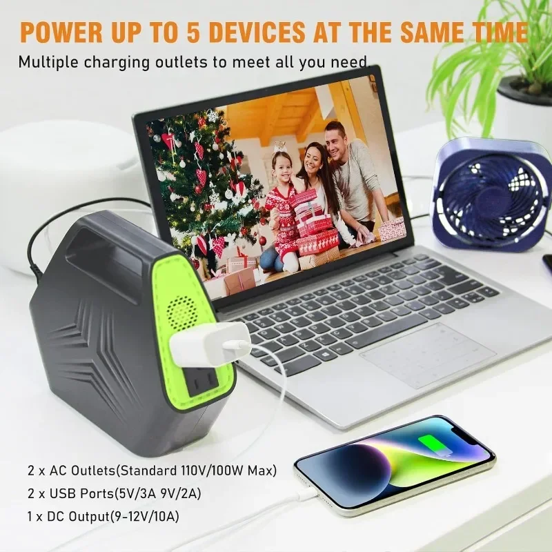 Portable Power Station 97Wh Portable Laptop Charger 26400mAh Battery Pack with AC Outlet 110V Laptop Battery Charger