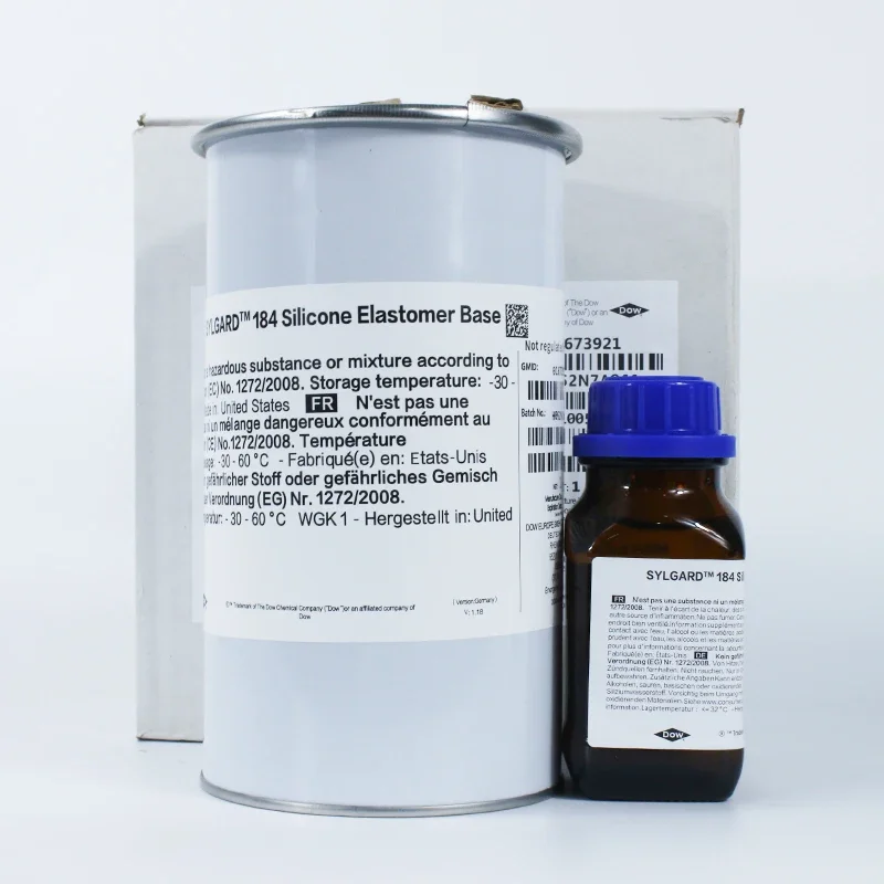 مجموعة مطاط السيليكون Dow Corning Sylgard 184 لحماية لوحة البطارية الإلكترونية 550 جرام - المنتج الأصلي #2