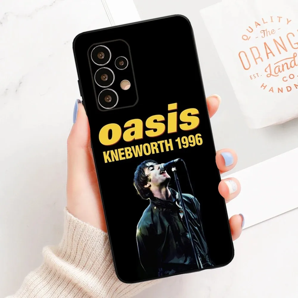 Phone Case For Samsung Galaxy A20,A21s,A22,A31,A32,A52,A53,A72,73,A80,A91Soft O-Oasis-s Rock Band Black Cover