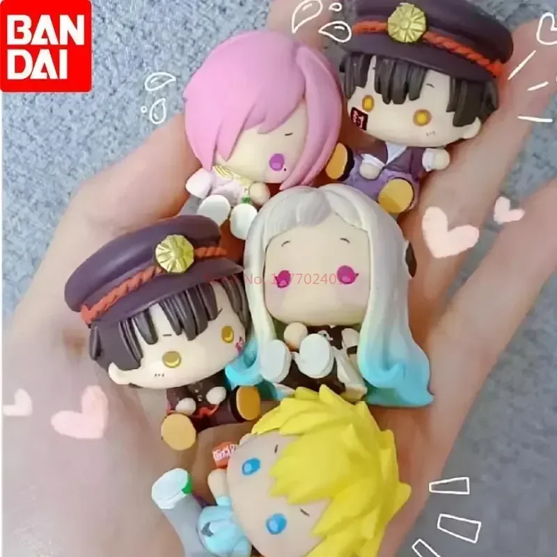 Bandai Toilet-Bound Hanako-Kun Gashapon Anime Figure Minamoto Kou Model Cute Collectible Ornaments Kids Birthday Gift Toy Gift