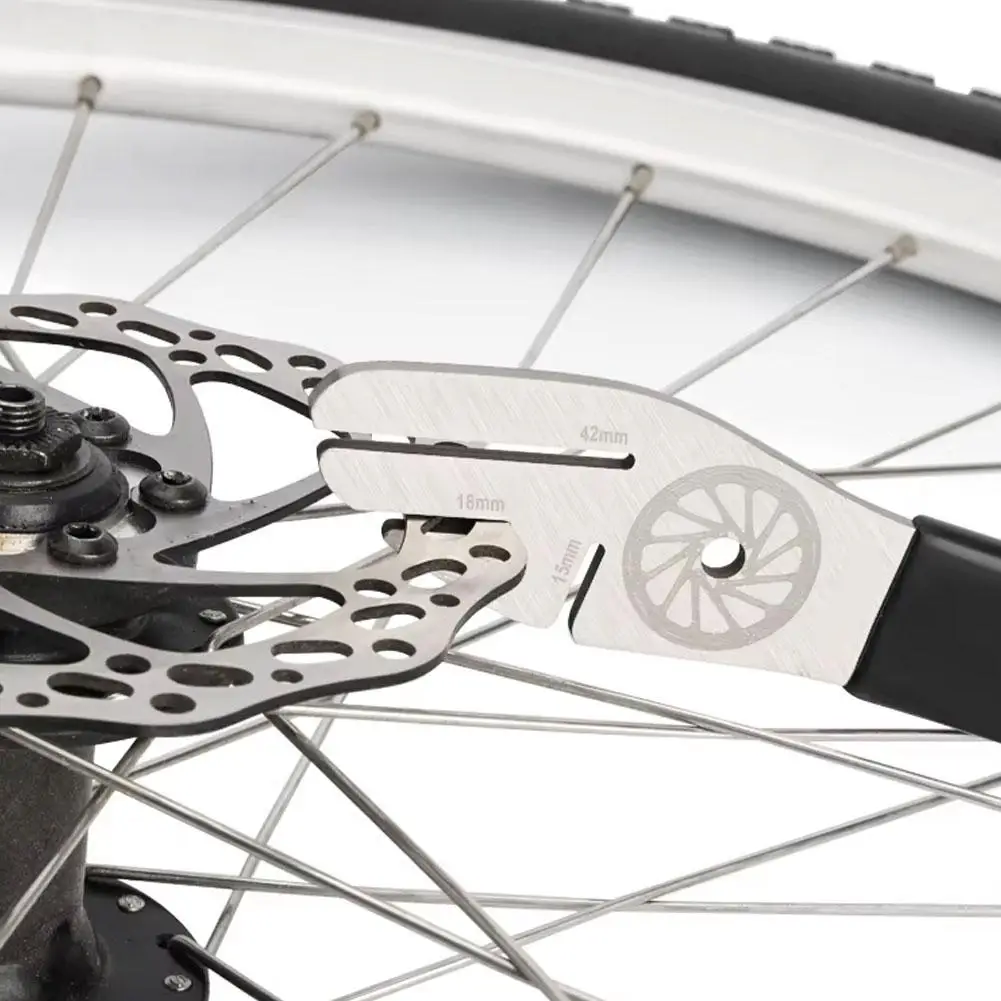 Bicycle Disc Brake Repair Tool Bike Brake Wrench Road Mountain Bicycle Disc Flattening Correction Wrench Stainless Steel Tools