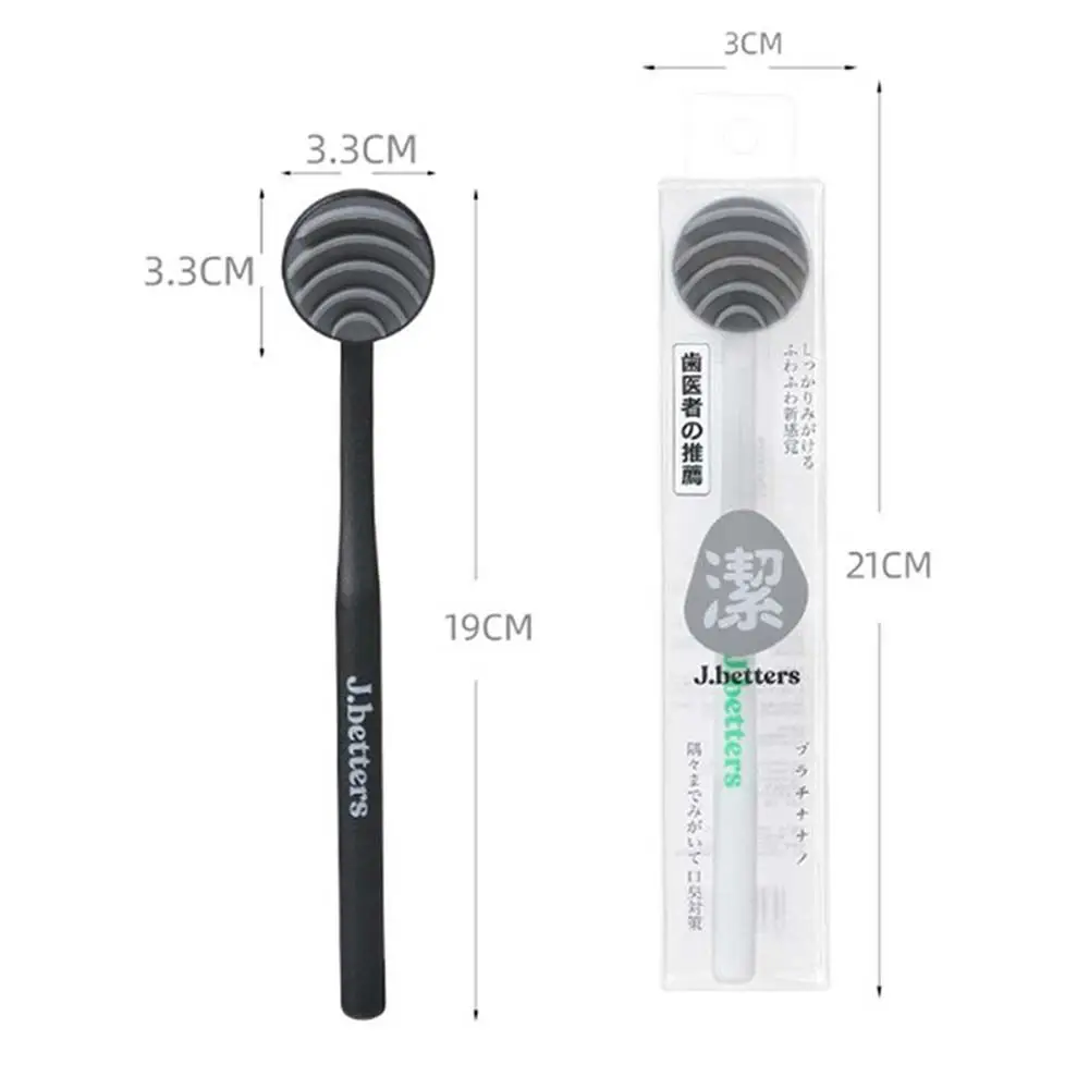 Tooth brush Fresh Breath Care Silicone Hygiene Health Oral Care Tool Tongue Scraper Tongue Cleaner Tongue Coating brush