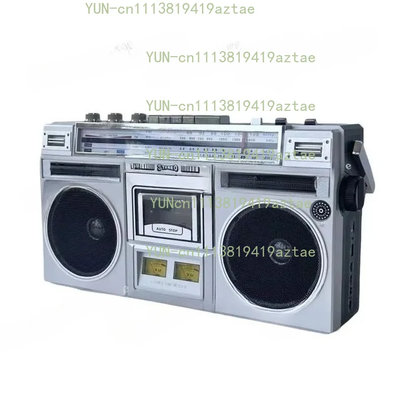 Sound Box Classic Tape Player Old-fashioned Nostalgic Collection Stereo Big Speaker Bluetooth U Disk Music Recorder