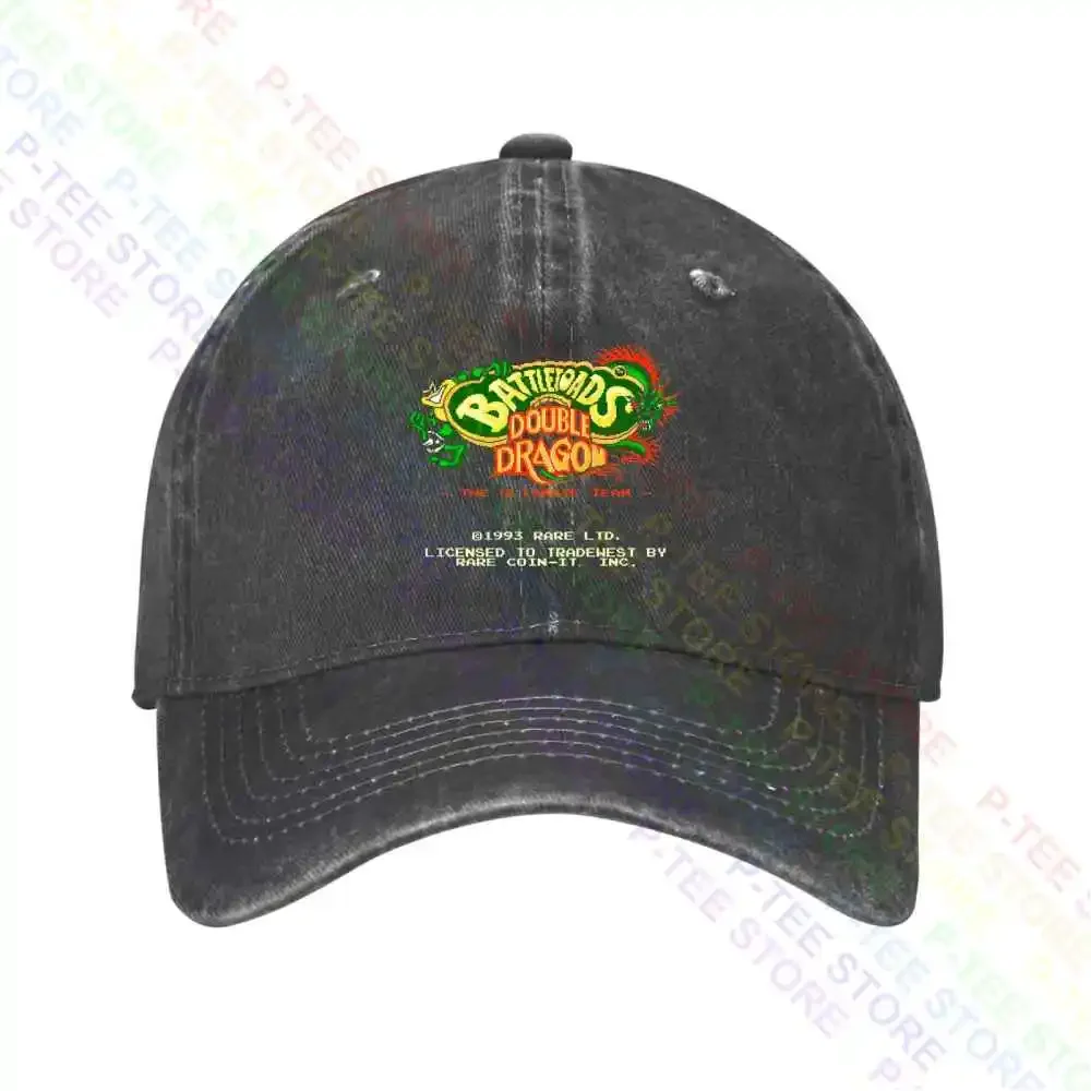 Battletoads-gorra de béisbol con doble Dragón, gorro de punto con pantalla de inicio, Snapback