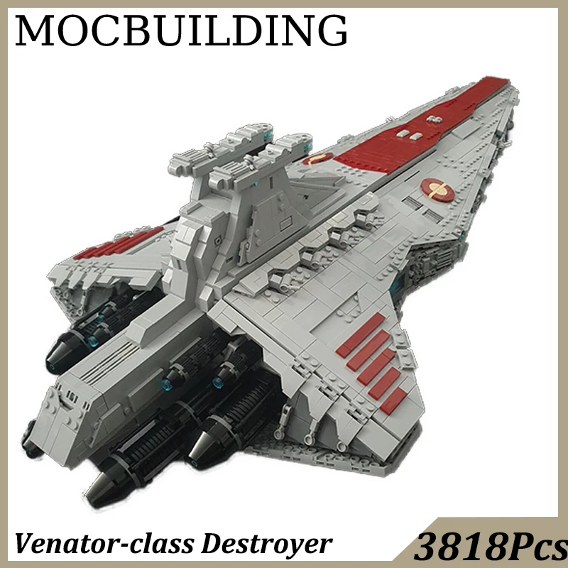 1:1425 Scale Venator with Detail interior Model MOC Building Blocks Toys for Kids Birthday Gift