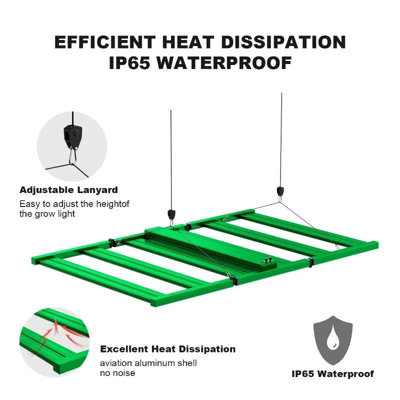 Высококачественные индивидуальные светодиодные лампы для выращивания растений полного спектра 800 Вт, 1200 Вт, 1600 Вт, 600 Вт, 900 Вт, 1000 Вт, рейтинг IP65, увеличение производства с 40%