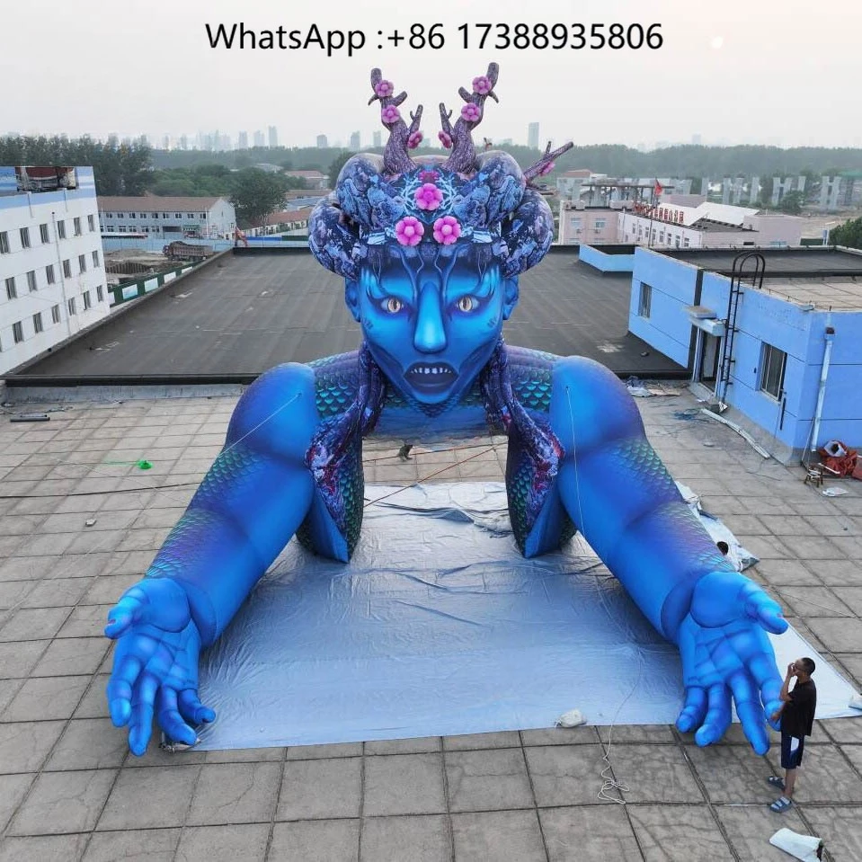 Music DJ Festival Custom Giant Inflatable Stage Inflatable Head Stage