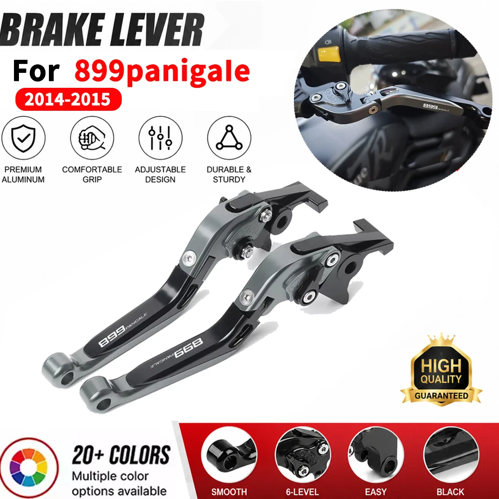 For DUCATI Panigale 899 Panigale899 2014-2015 Folding Clutch Brake Levers Motorcycle  Accessories Adjustable Extendable Handles