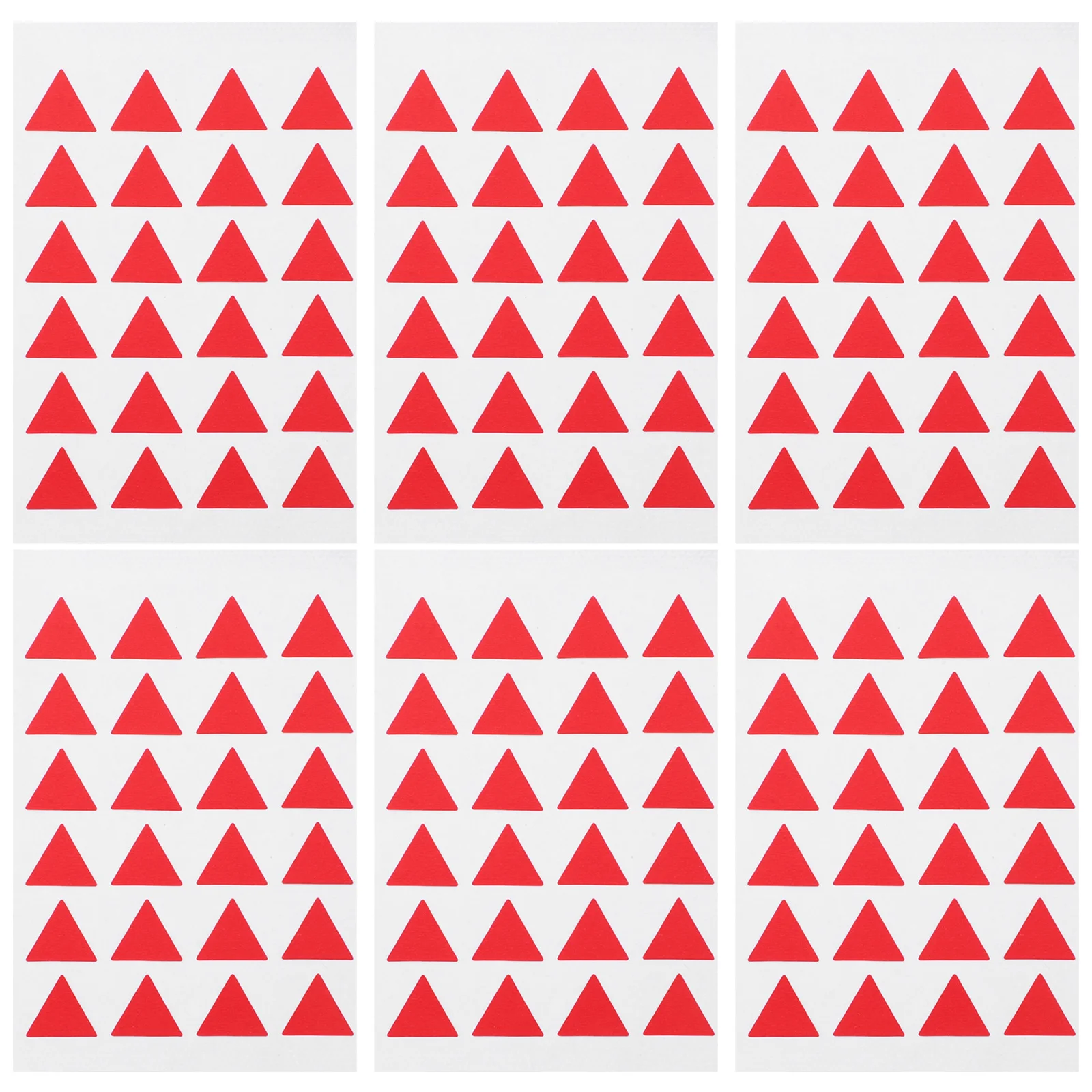 

288Pcs Red Flag Classification Triangle Stickers Paper Label Marking Stickers for Office School Home DIY Sticky Labels