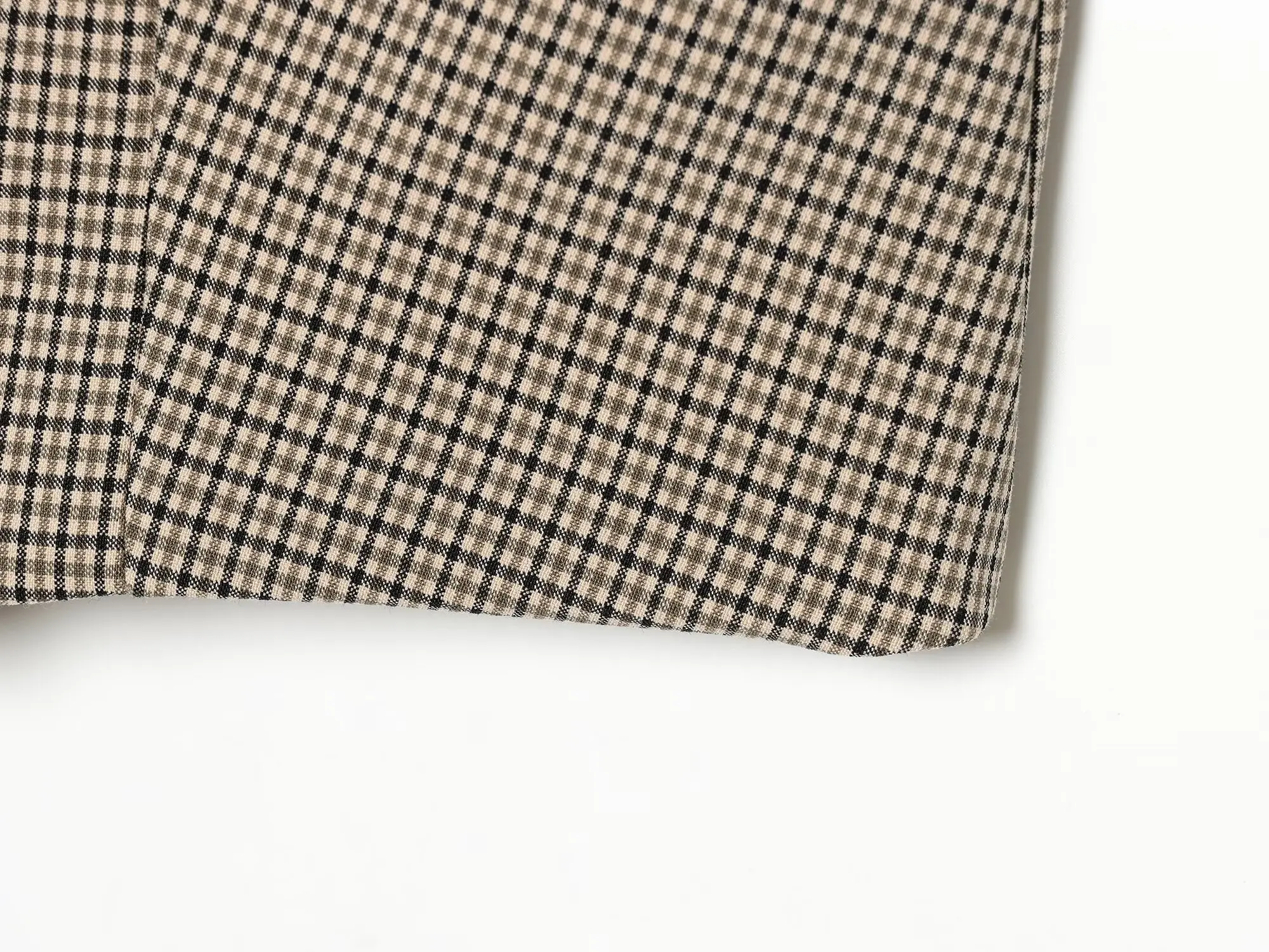 Damen Zweiteiler-Outfit: Ärmelloses O-Ausschnitt-Top, Blazer, Hochgeschnittene Weite Hose mit Gürtel, Eleganter Büro-Look, Neuer Herbstanzug – Detail 8
