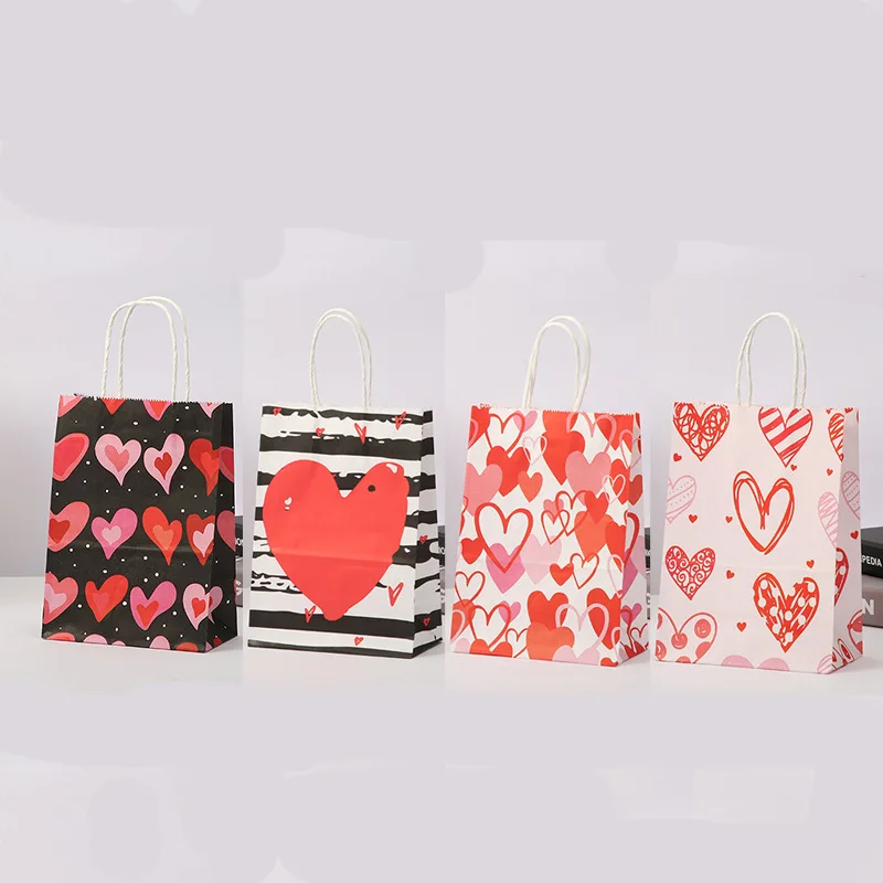 StoBag, Charming Valentine's Day Gift Tote Bags, Stylish, Eco-Friendly Paper, Perfect for All Your Gifting Needs, for wedding