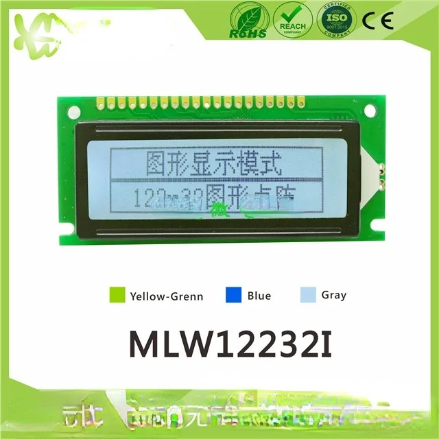 12232 Graphics Dot Matrix Module 122X32 Dot Matrix Graphics Module 12232lcd LCD Screen MLW12232I