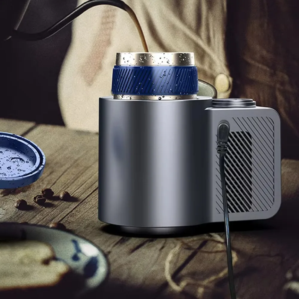 2 in 1 Car Heating Cooling Cup for Coffee Milk Drinks Electric Beverage Warmer Rapid Cooler Holder Travel Mini Car Refrigerator