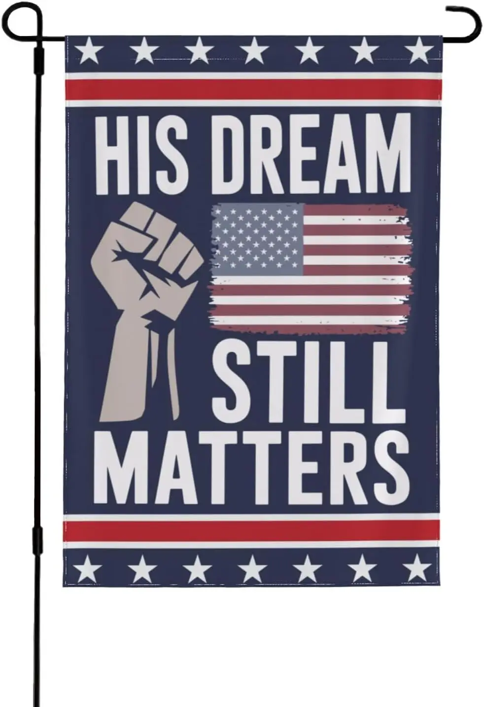 Martin Luther King Day Garden Flag 12x18 Mlk-Day 1963 Yard Sign Flag I Still Have A Dream House Flag No Flagstand Double Sid uui