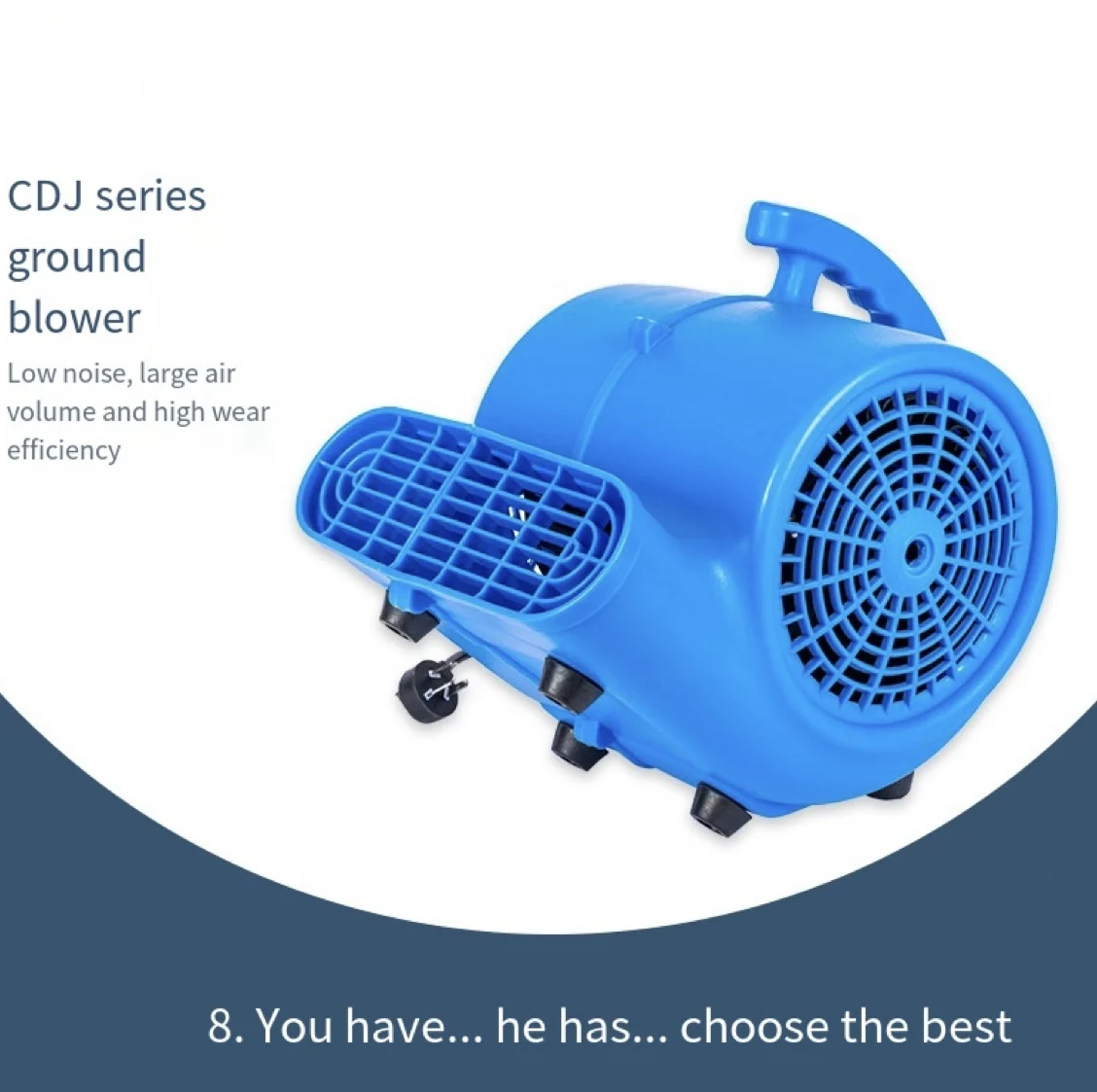 2025Mobile Carpet Floor Blow Dryer Hotel Shopping Mall Powerful Floor Blowing MachineCommercial Toilet Dehumidification Blower