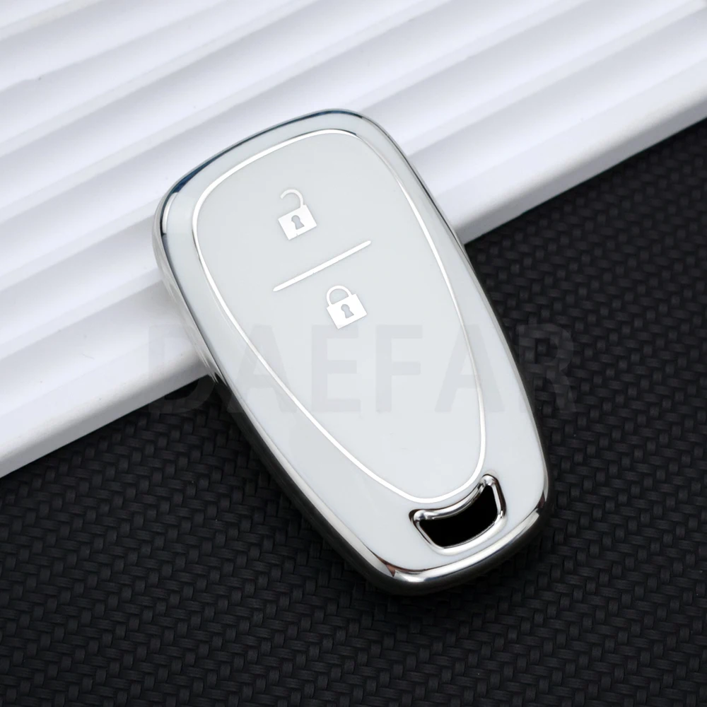 TPU Car Key Case Cover for Chevrolet Malibu Blazer Traverse Cruze Spark Sonic Camaro Volt Bolt Trax Seeker Onix Equino Orlando