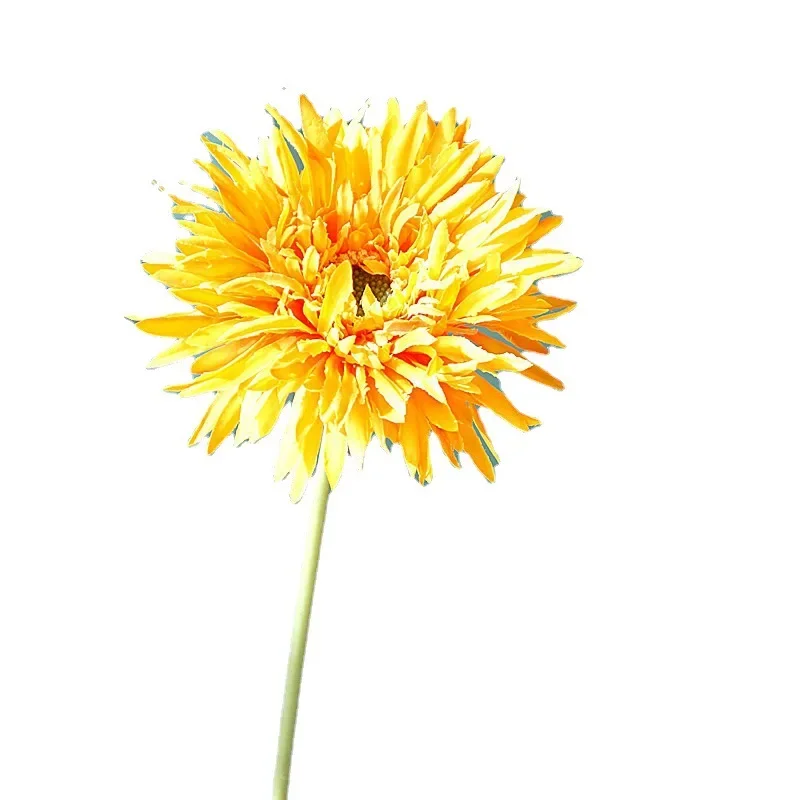 44cm Artificial Flower Brushed Gerbera Home Wedding Photography Decorative Floral Flowers Simulation Flowers Fake Flowers