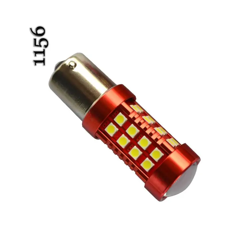

2pcs Super bright Car styling 1156 BA15S LED 55W 36SMD 3030 Lens 1157 BAY15D Brake Turn Signal Lights auto Reverse Daytime Lamps