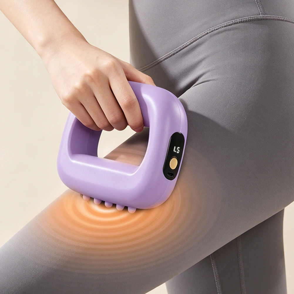 High-Intensity Fascia Rings Massager Cordless Mini Massagers With Belt Portable Deep Tissue Vibration Massagers