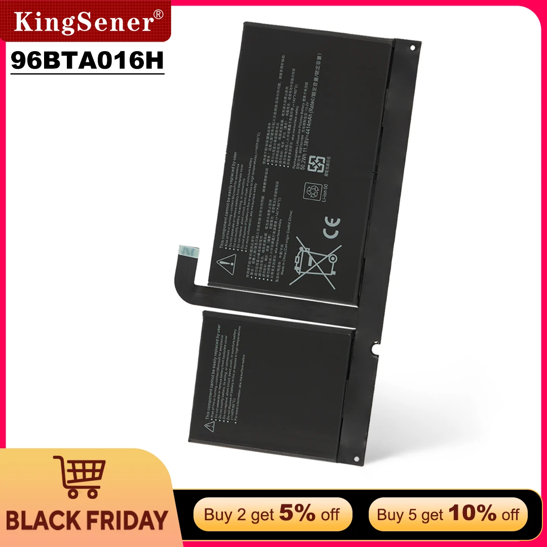 

Аккумулятор KingSener 96BTA016H DYNC01 для ноутбука Microsoft Surface Pro 8 1982 1983 2021 Series Tablet 96BTA015H